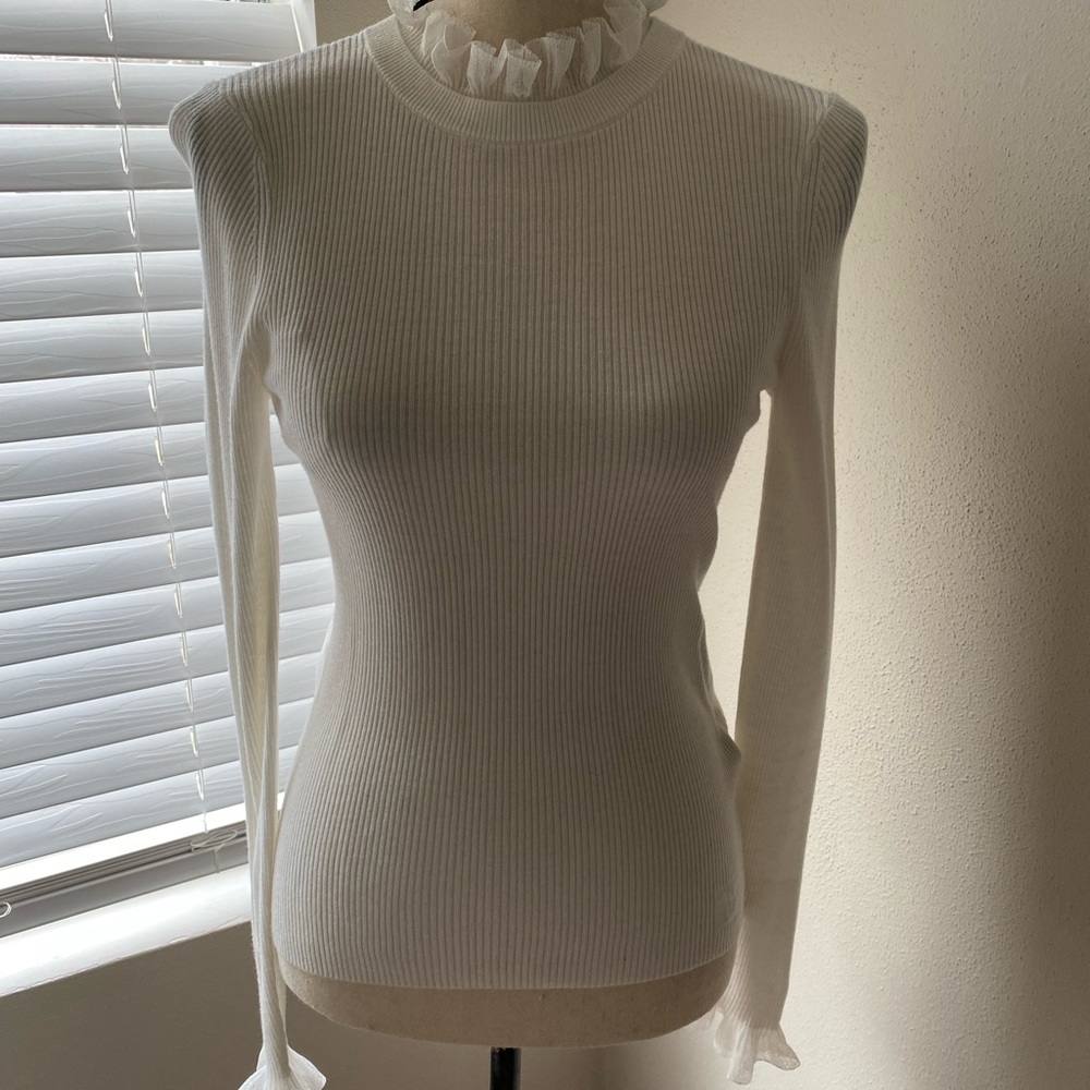 Ted Baker long sleeve with ruffle detail